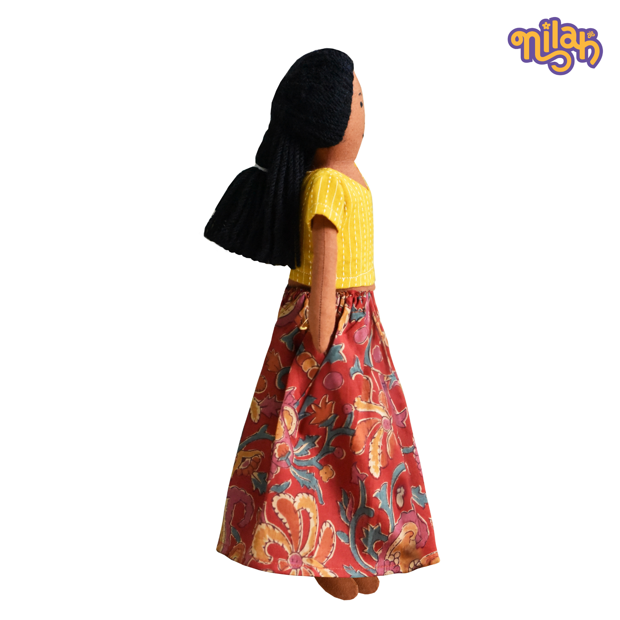 Malai preparing carrots for pickle