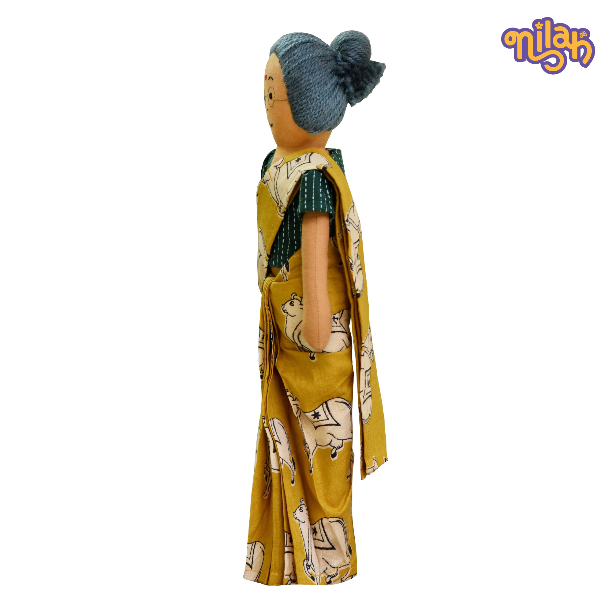 Paati preparing mango sambar