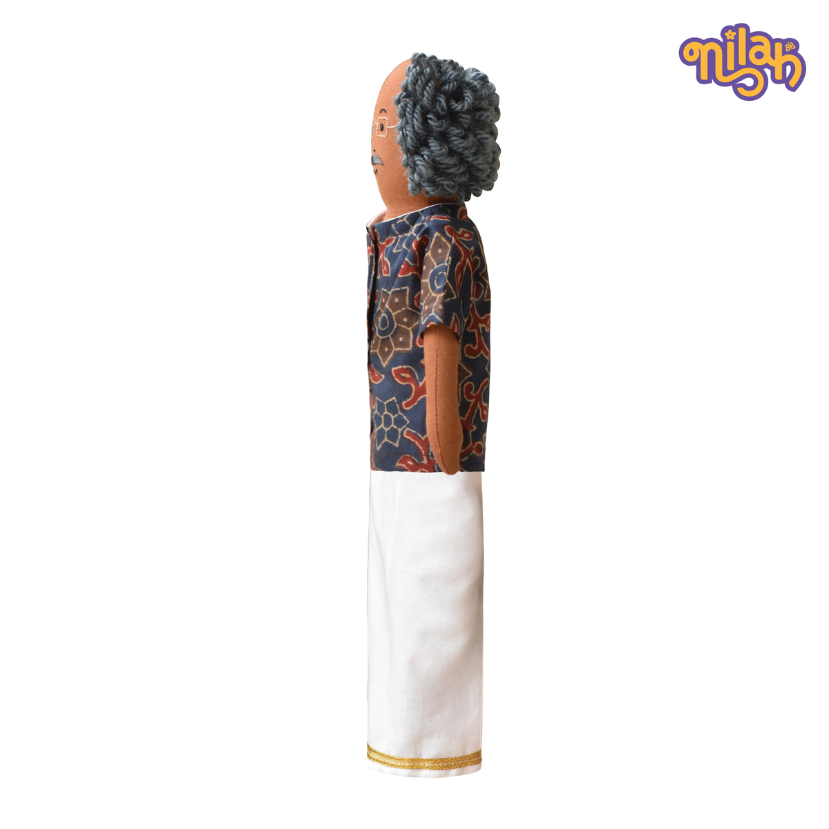 Mira & Thatha – Handmade Soft Doll Set of 2 | Safe, Washable, ISI-Certified Fabric Dolls | 9" & 12" | Gift-Ready