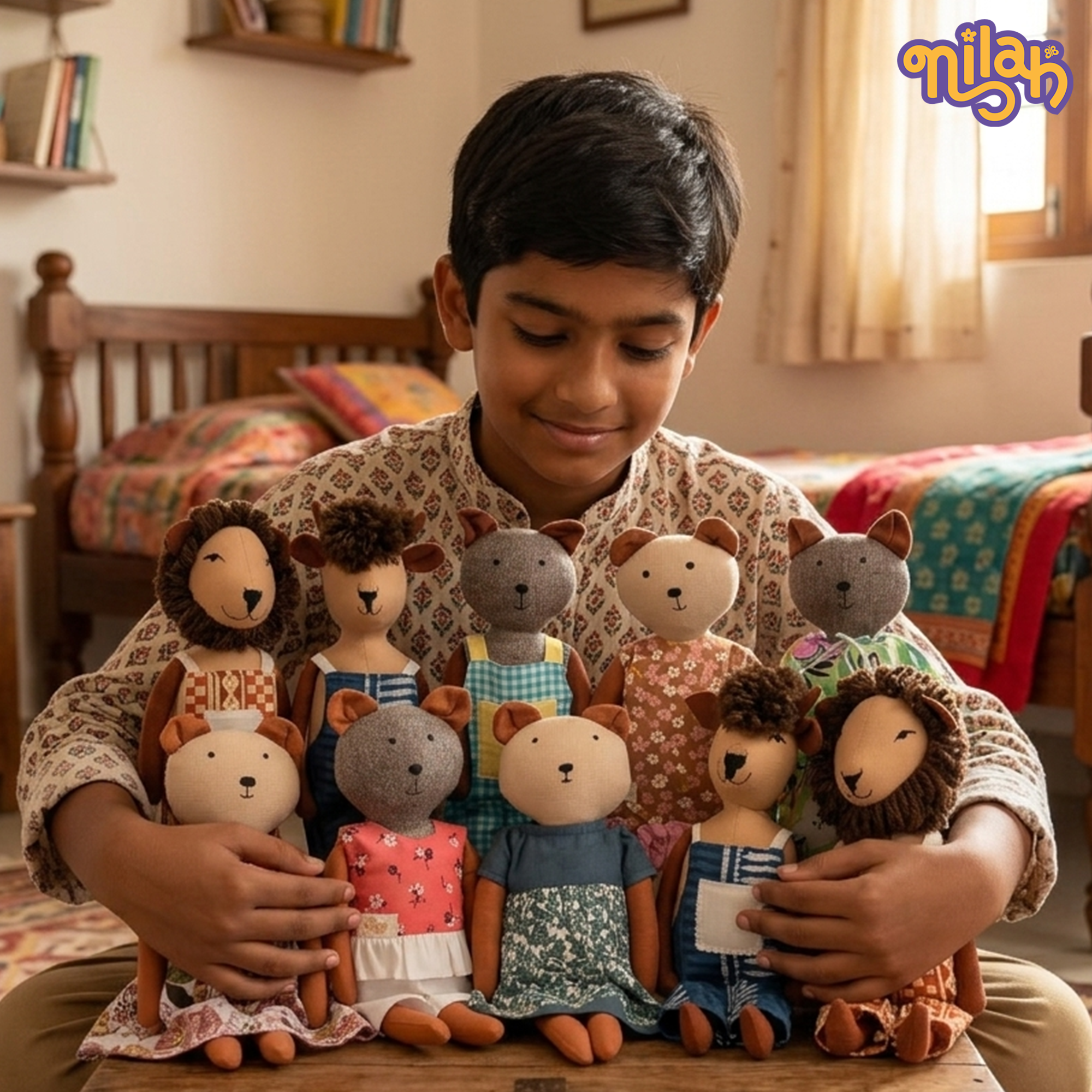 Nilah's Friends – Soft Doll Set (10 Dolls)