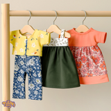 Set of 3- NM - High Waist Dress, Dungree & Baby Doll Dress