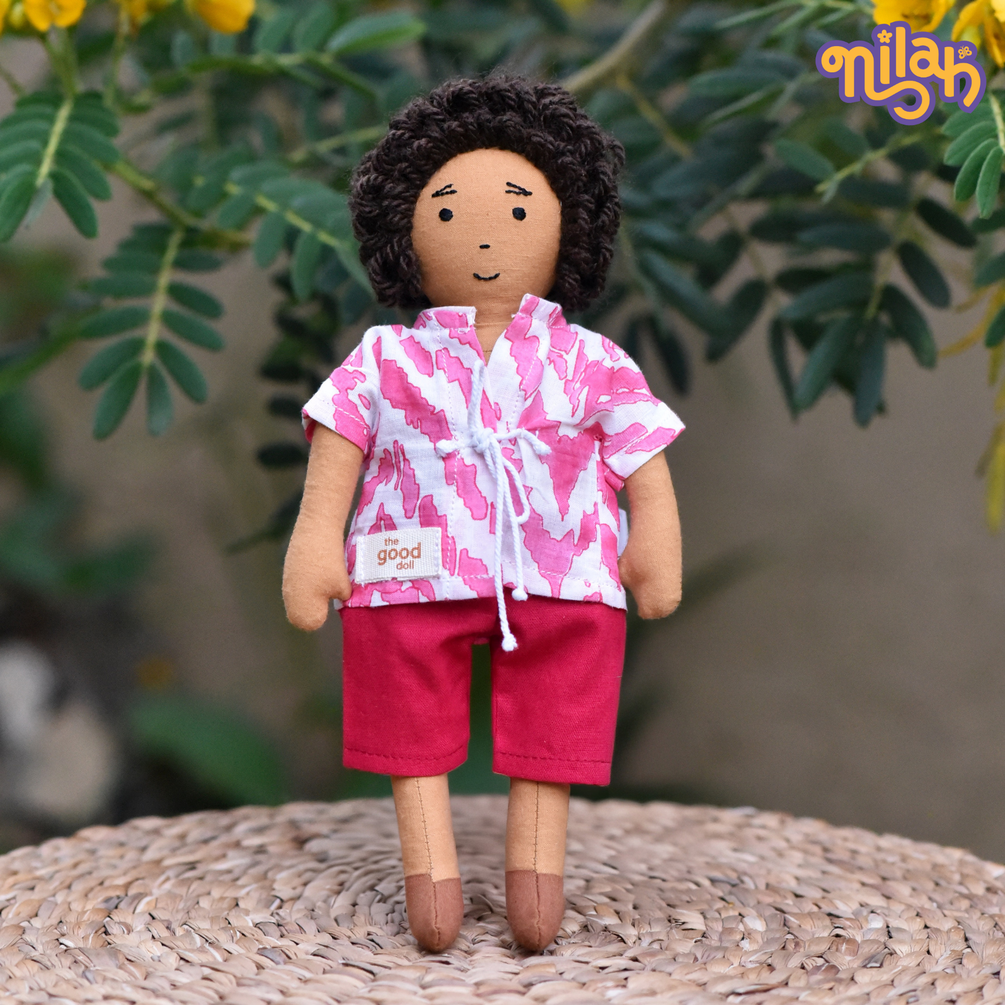 Raagu playing cricket with his friends