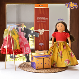 Nilah picking her look for the day