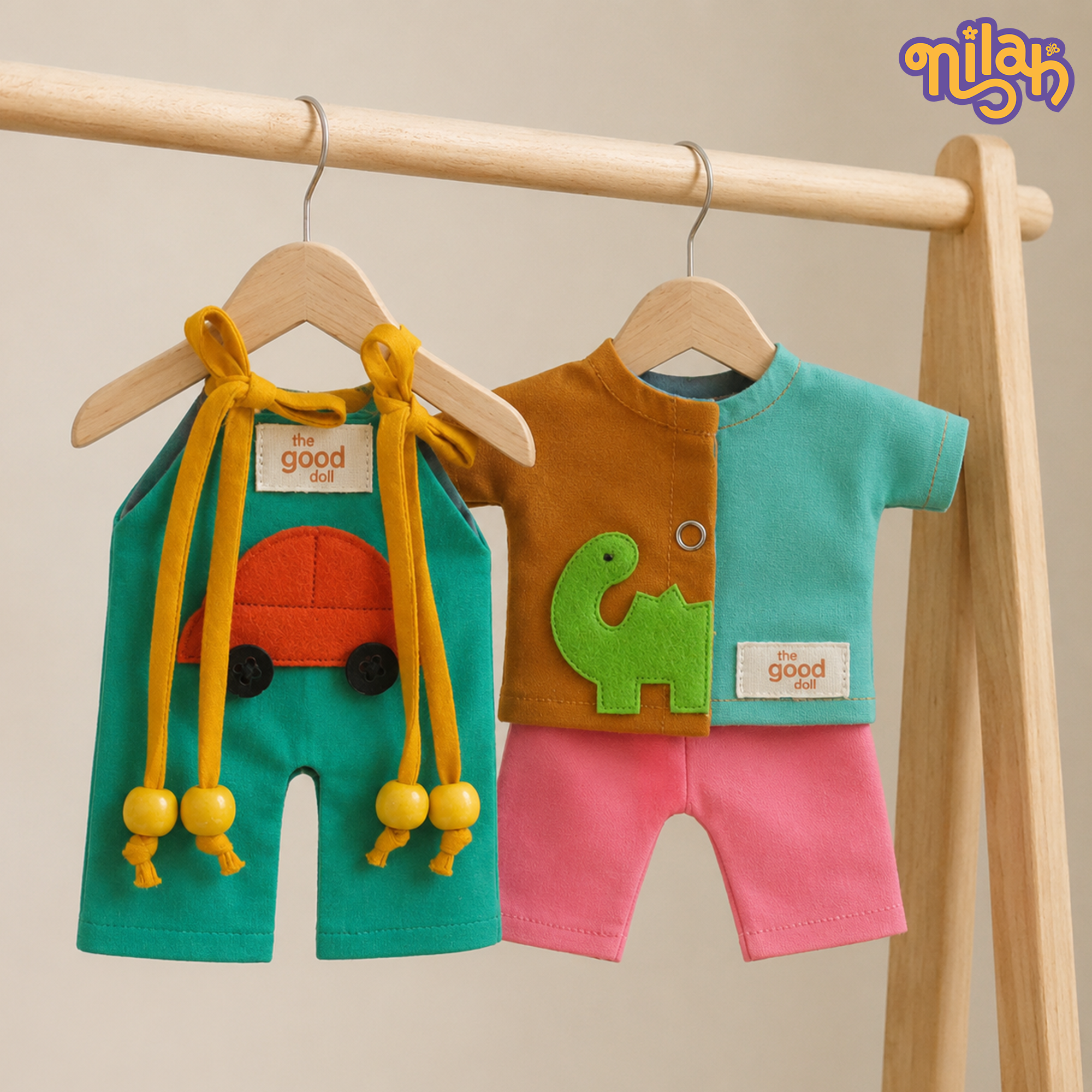 Handmade Doll Dress Set – Raagu