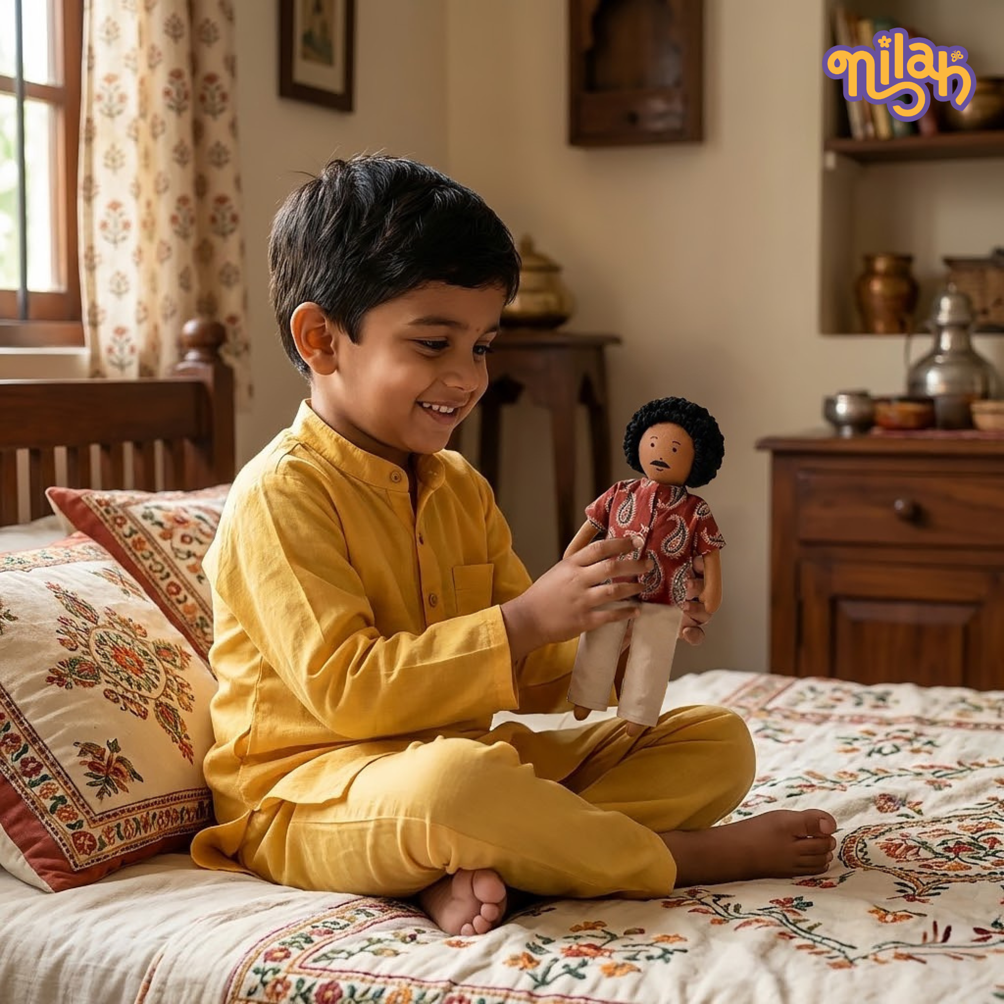 Appa fixing the light switch