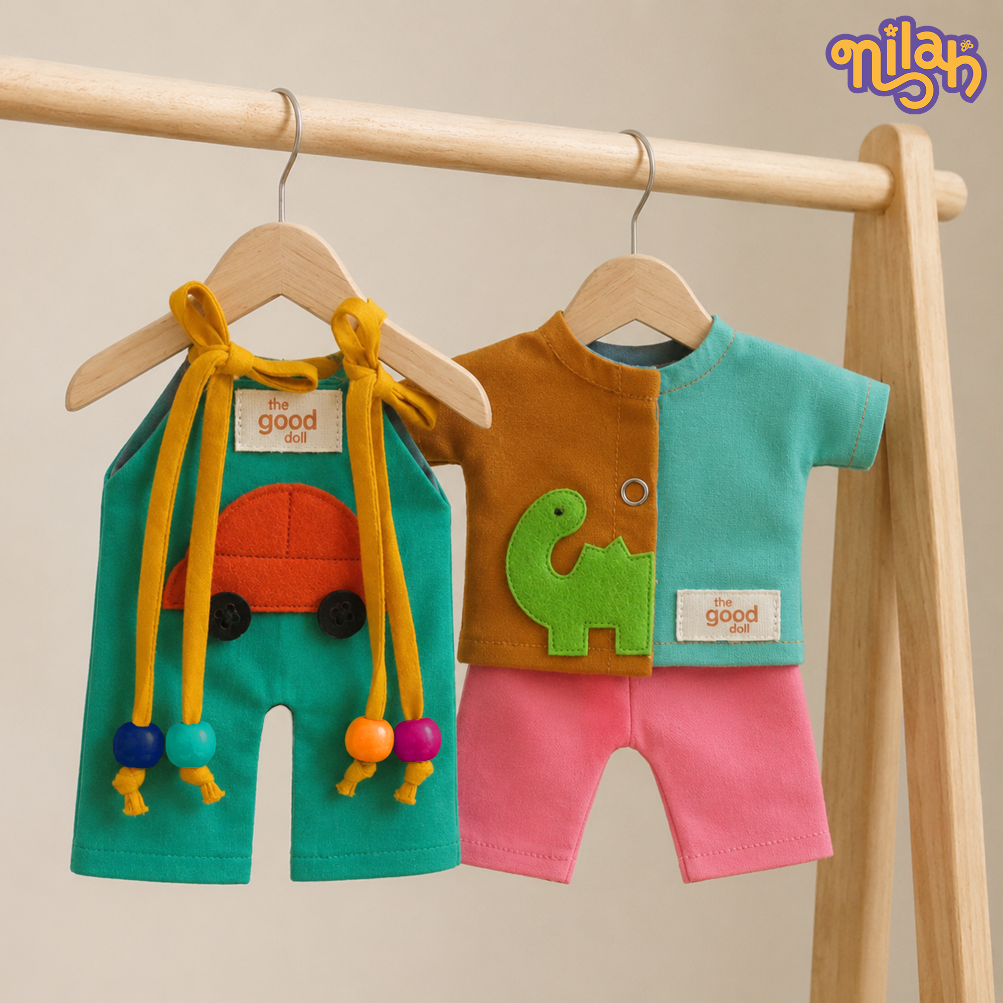 Handmade Doll Dress Set – Raagu