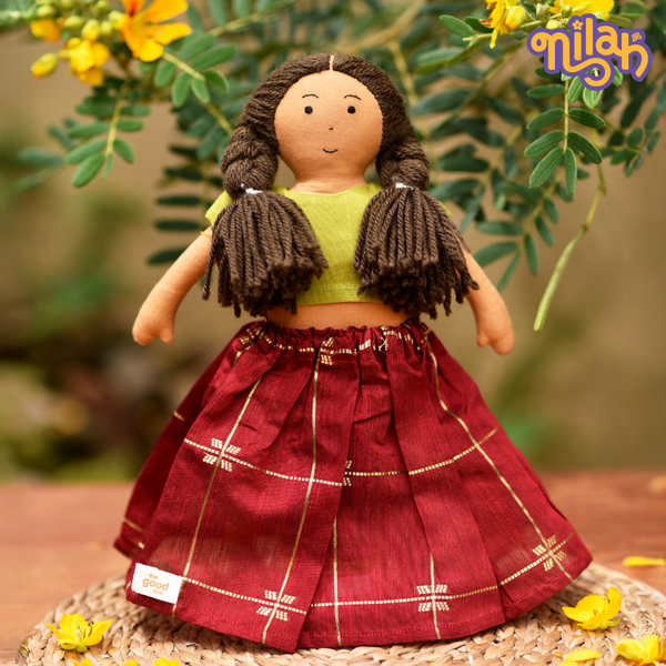 Nilah dressing up for Diwali