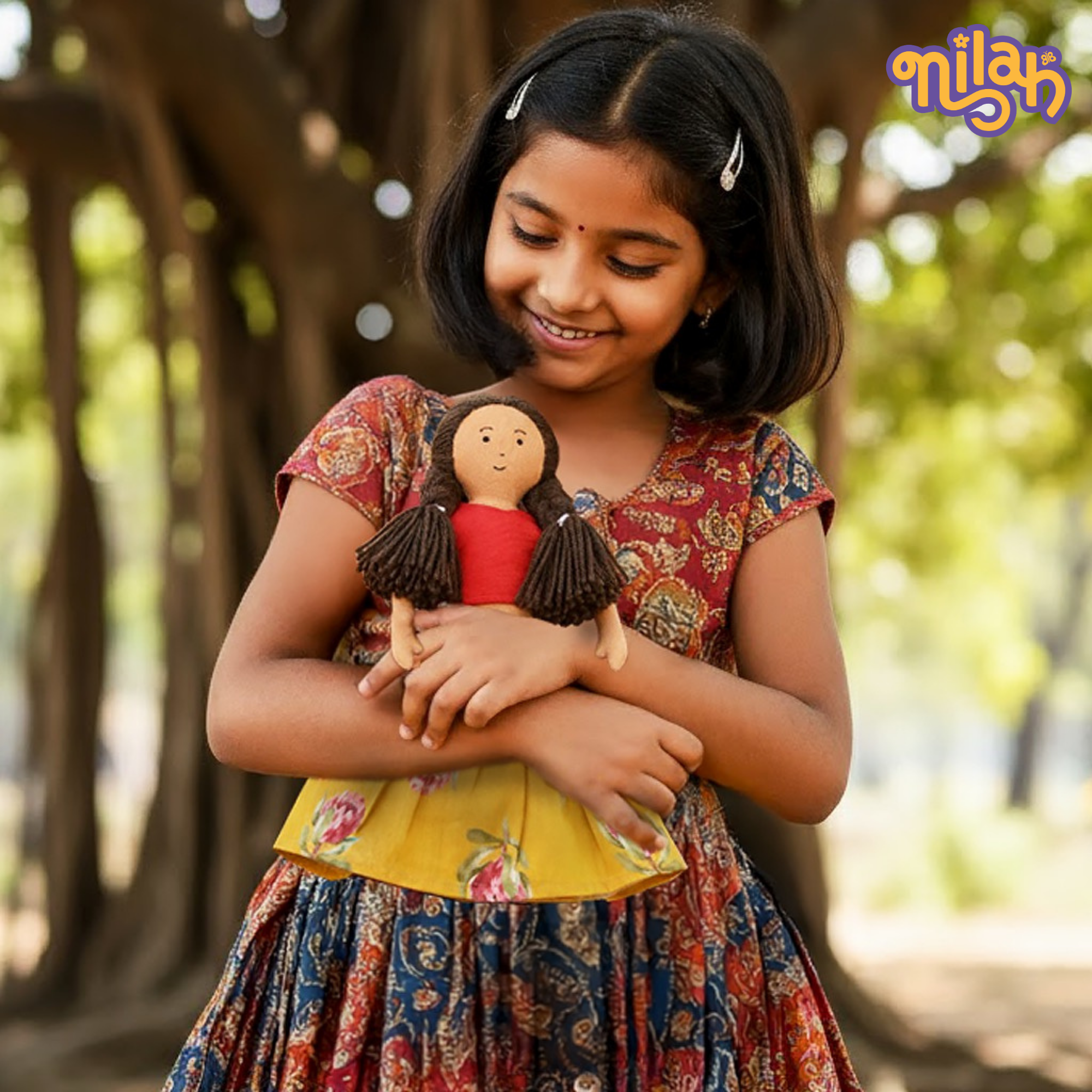 Nilah picking her look for the day