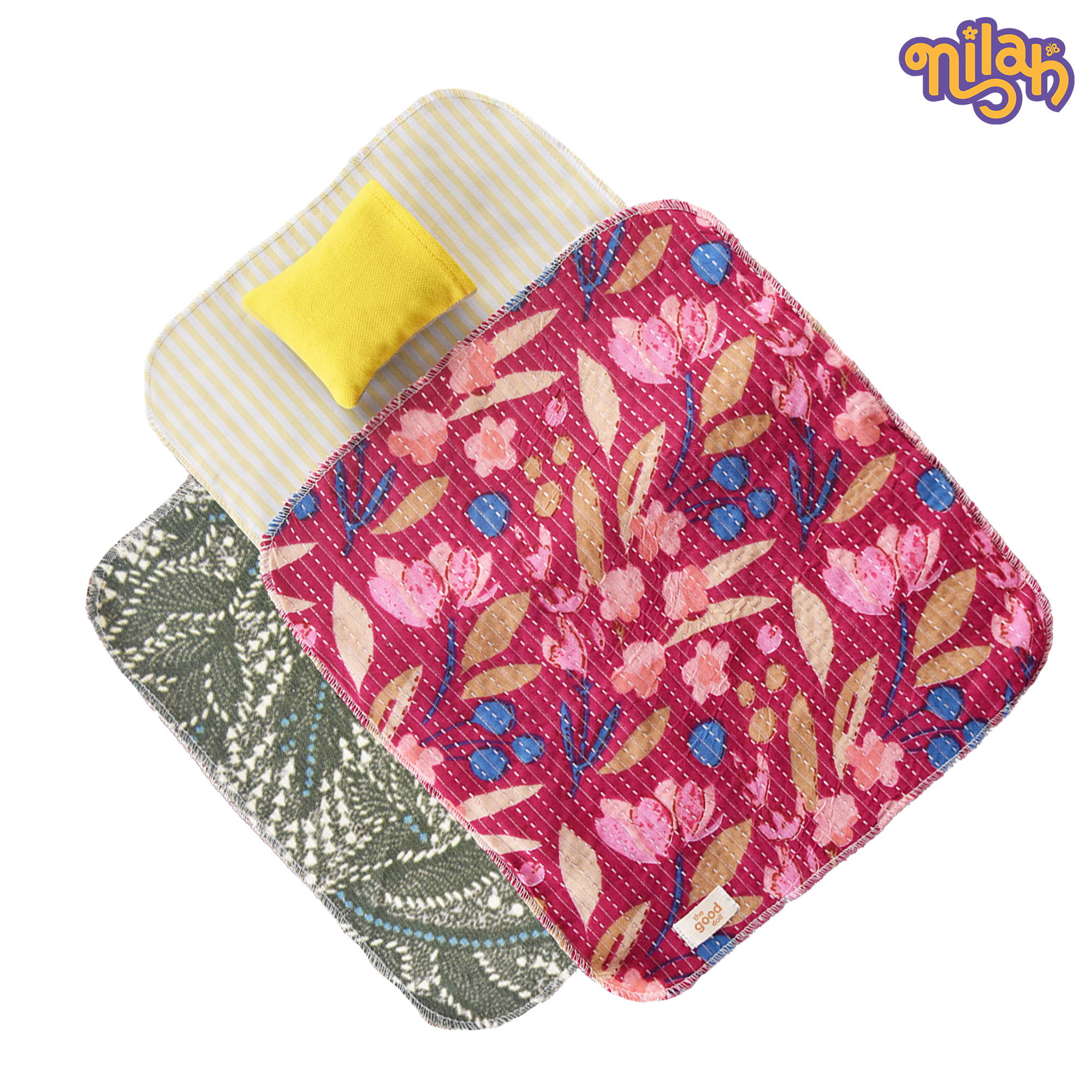 Doll Cozy Bed – Handmade Accessory for Soft Dolls