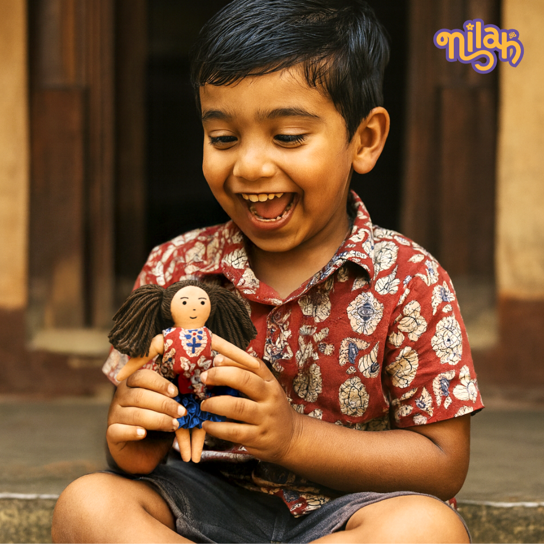 Mira eating her  ice cream