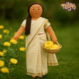Nilah's Amma in Cream Checks