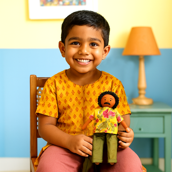 Nilah's Appa in Yellow Shirt