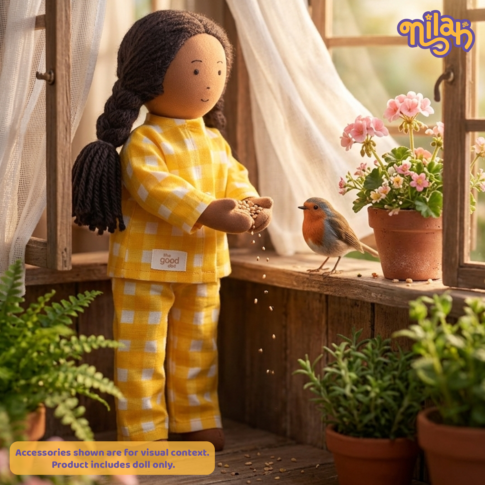 Handmade Doll Dress Set – Nilah & Malai