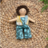 Fabric Dolls, Set of 2,  Gopal & Misty