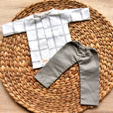 Set of 3- AT - Shirt with Pants & Dungree