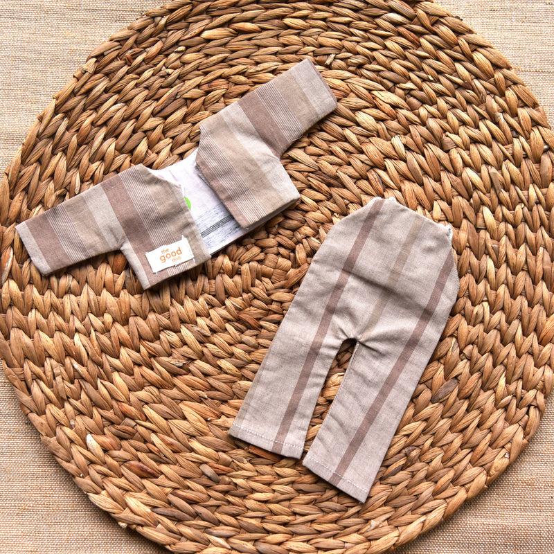 Set of 3 - R - Shirt with Shorts & Dungree