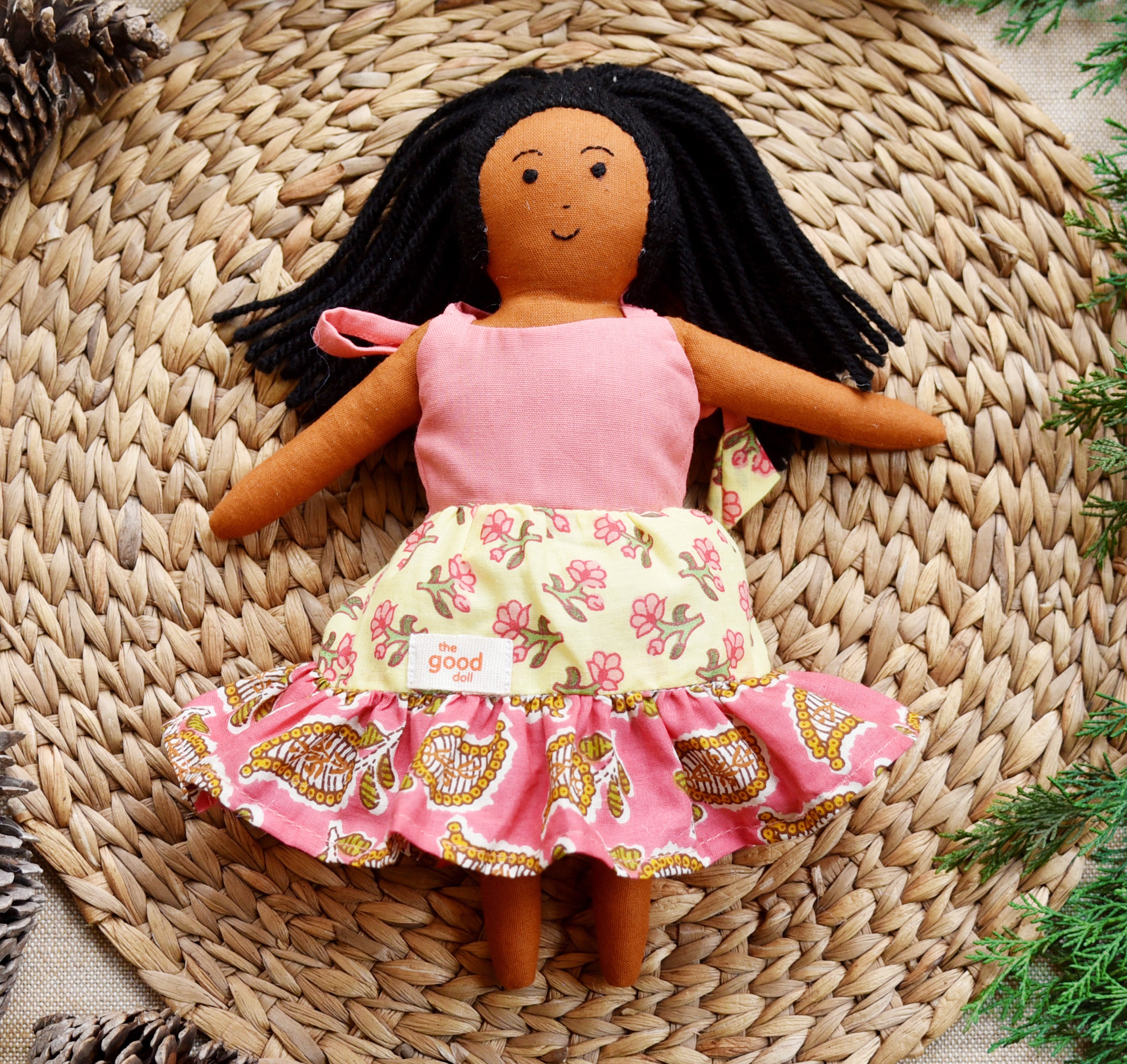 Malar at a family picnic near the lake