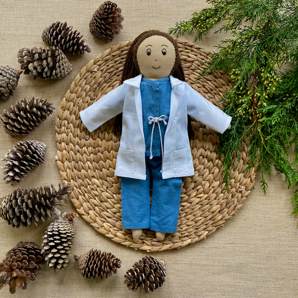 Fabric Dolls, Play Set, Doctor