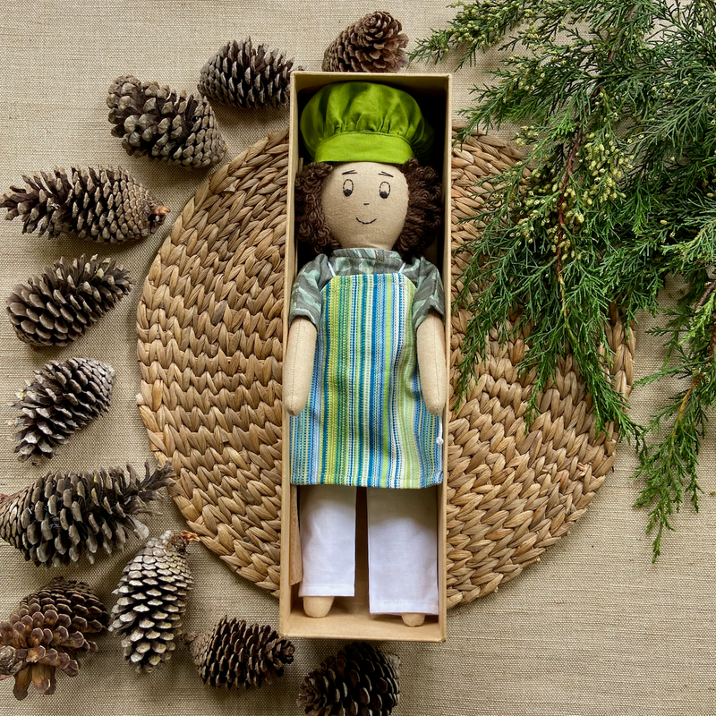 Fabric Dolls, Play Set, Chef