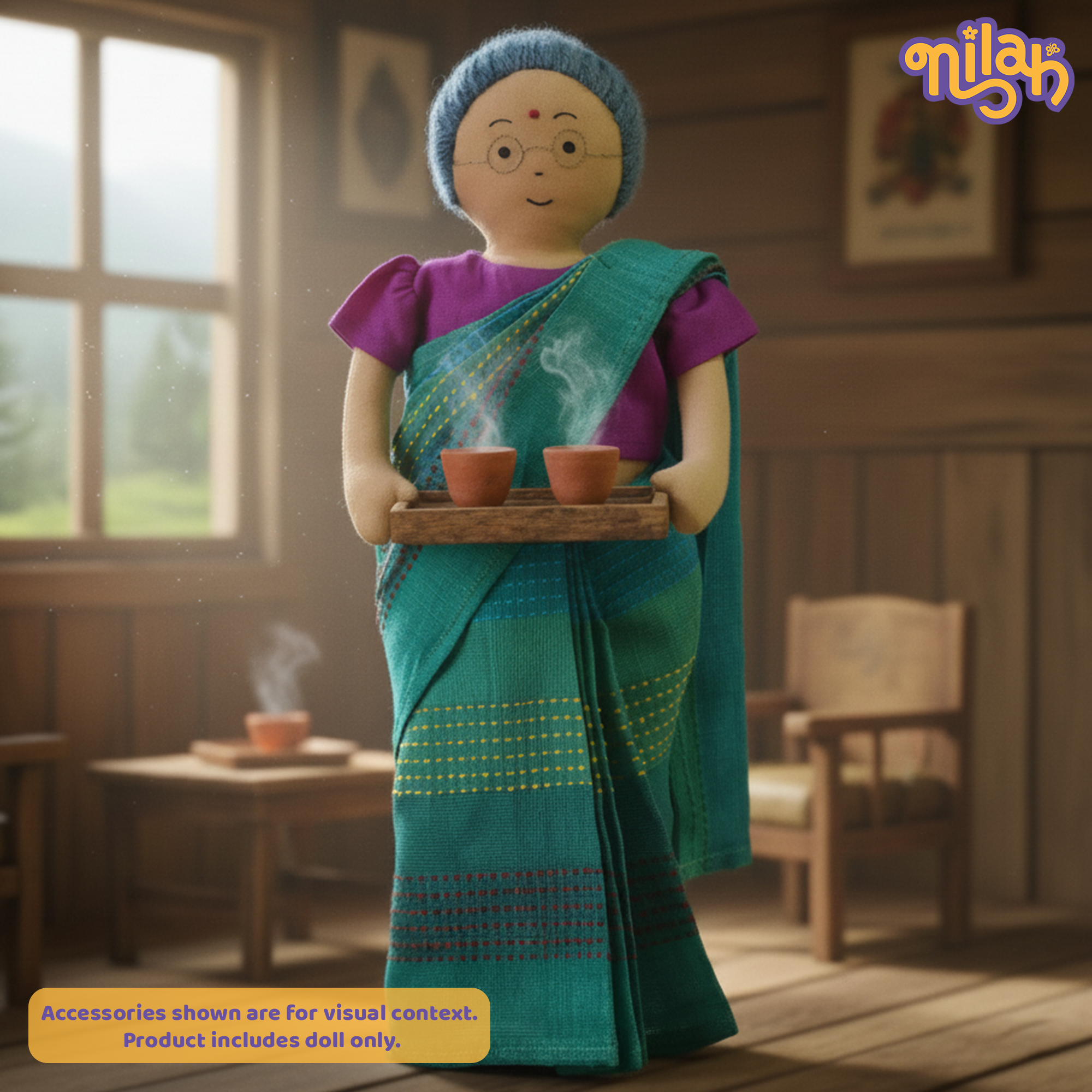 Paati with her new tea flavour