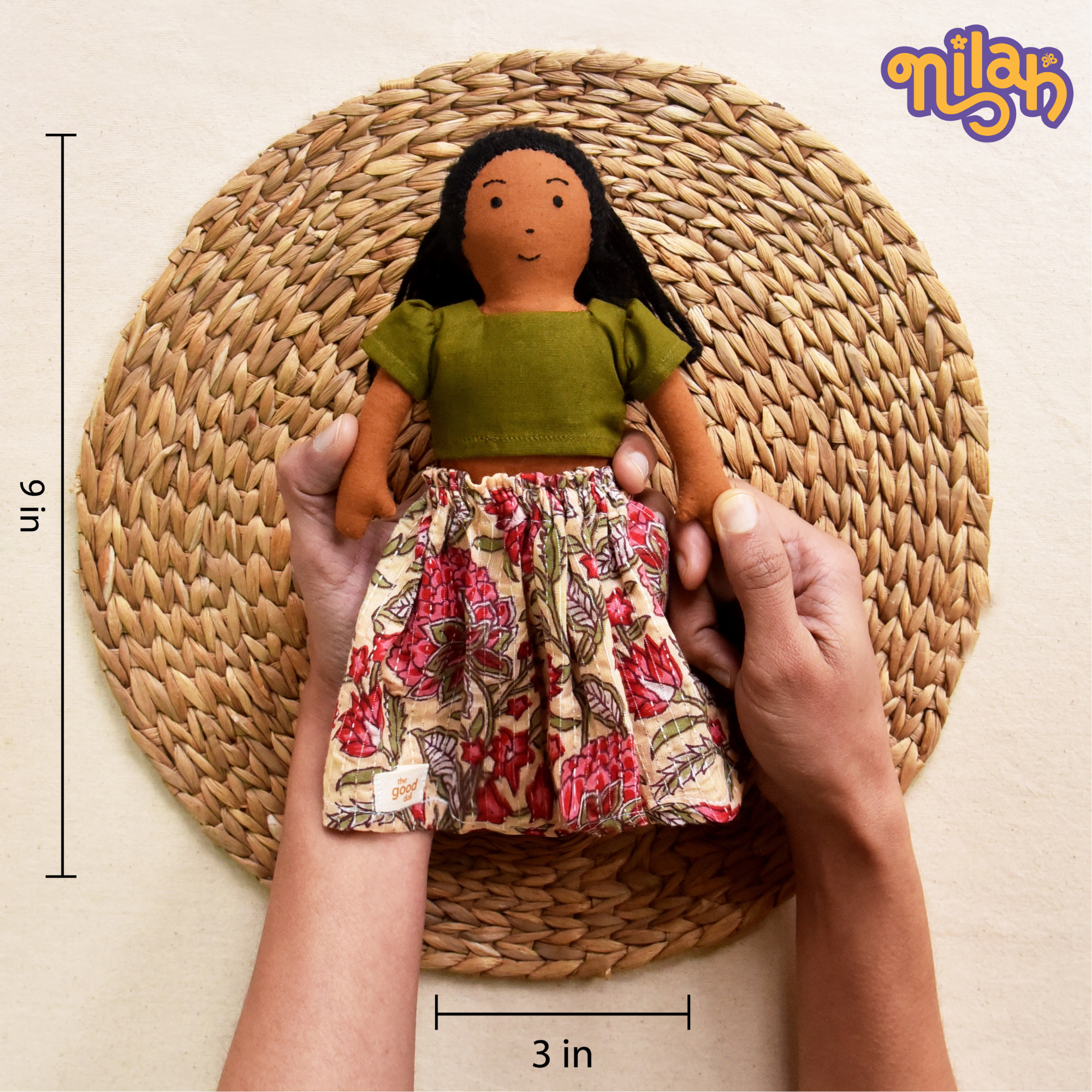 Malar doing her school homework