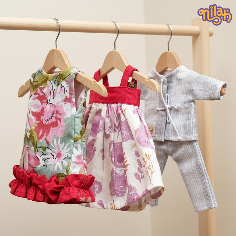 Set of 3 - Clothes for Mira & Malar for summer