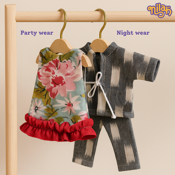Set of 2 - Clothes for Mira & Malar for picnic