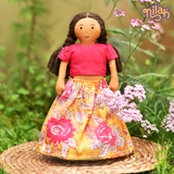 Nilah watering Appa’s garden