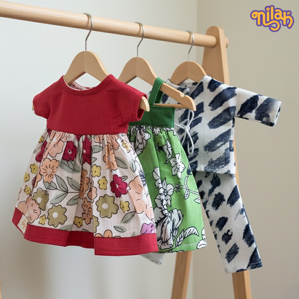Set of 3 - Clothes Nilah & Malai to pack for vacation