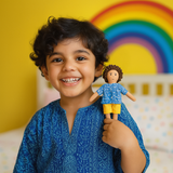 Raagu - Nilah's younger brother in Blue Shirt