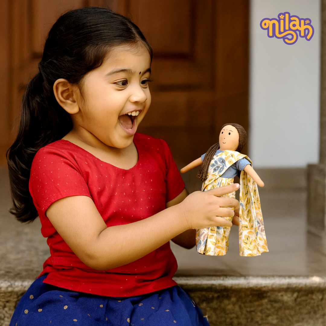 Amma working in her office