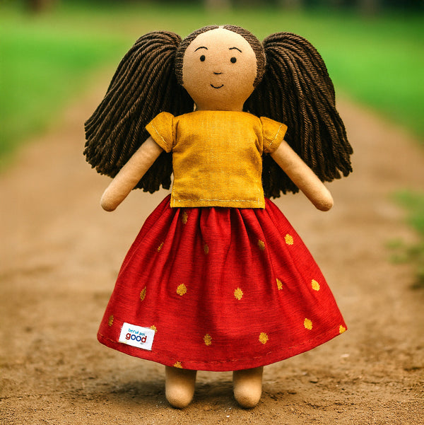 Mira - Nilah’s Younger Sister in a Classic Red