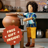 Raagu quenching his thirst