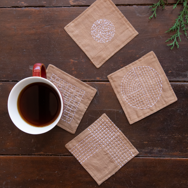 Set of 4 Coaster, Gayathri Brown