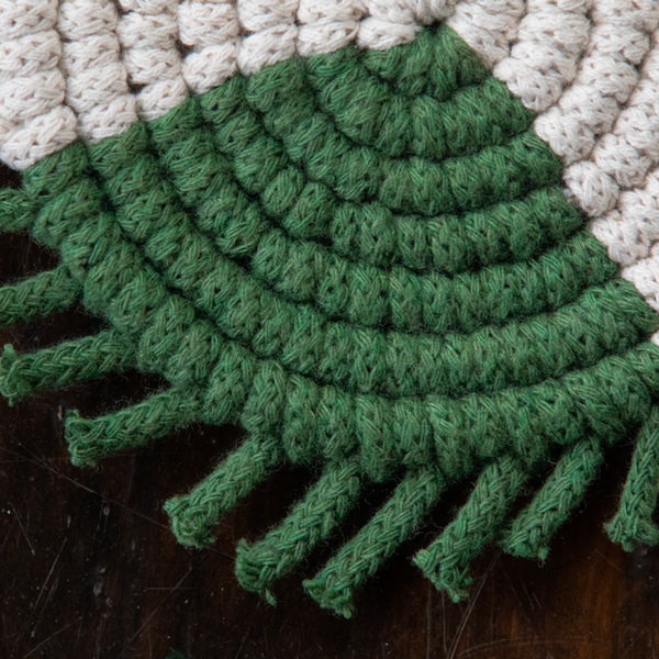 Set of 4 Coaster, Khushi Green
