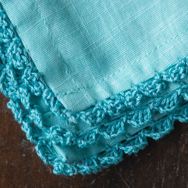 Set of 4 Table Napkins, Babita Blue