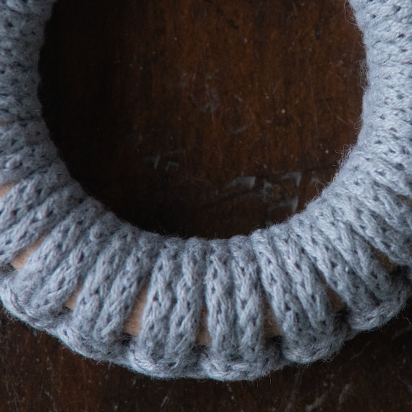 Set of 4 Napkin Rings, Jiya Grey
